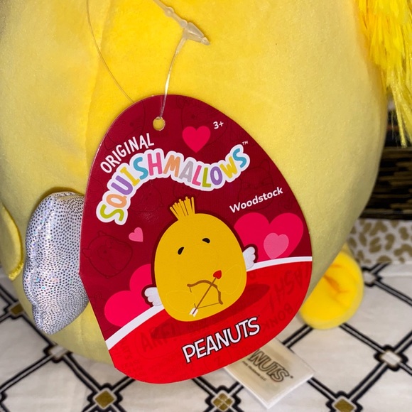 SQUISHMALLOWS JAZWARES PEANUTS & WOODSTOCK PLUSH PILLOWS BUNDLE 8” - Picture 10 of 11